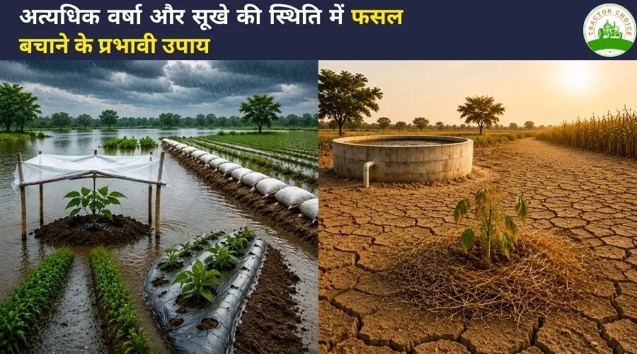 अत्यधिक वर्षा और सूखे की स्थिति में फसल बचाने के प्रभावी उपाय Image