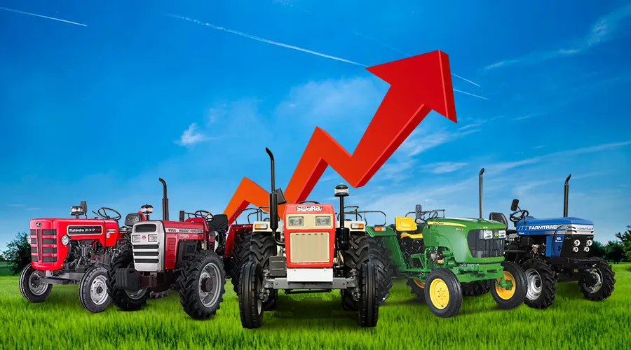 January 2025 tractor sales report: Growth, brand performance, and market share analysis.