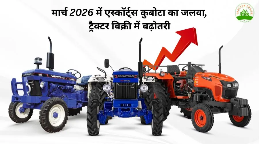 मार्च 2026 में एस्कॉर्ट्स कुबोटा का जलवा, ट्रैक्टर बिक्री में बढ़ोतरी