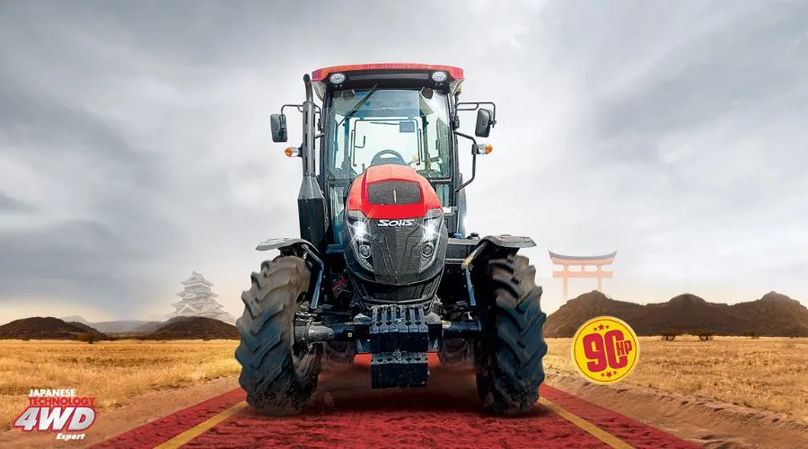 कृषि कार्यों को कम समय में पूरा करेगा SOLIS S90 4WD ट्रैक्टर Image