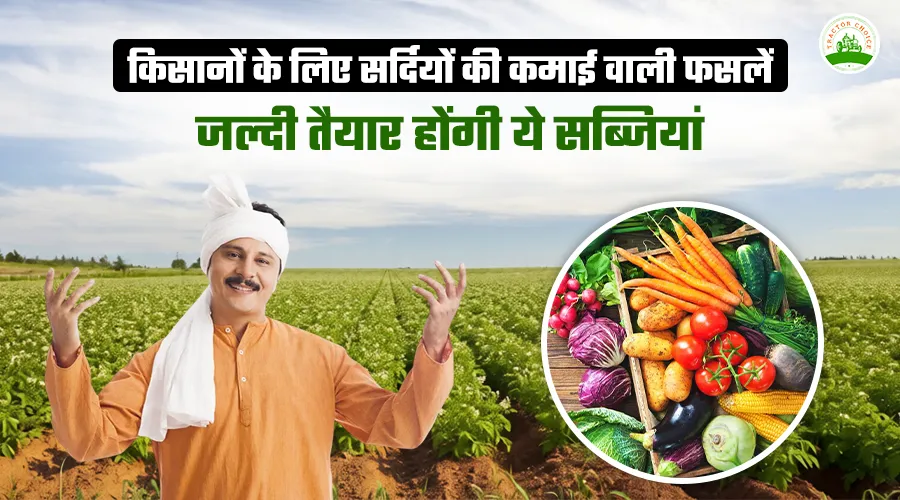 किसानों के लिए सर्दियों की कमाई वाली फसलें, जल्दी तैयार होंगी ये सब्जियां Image